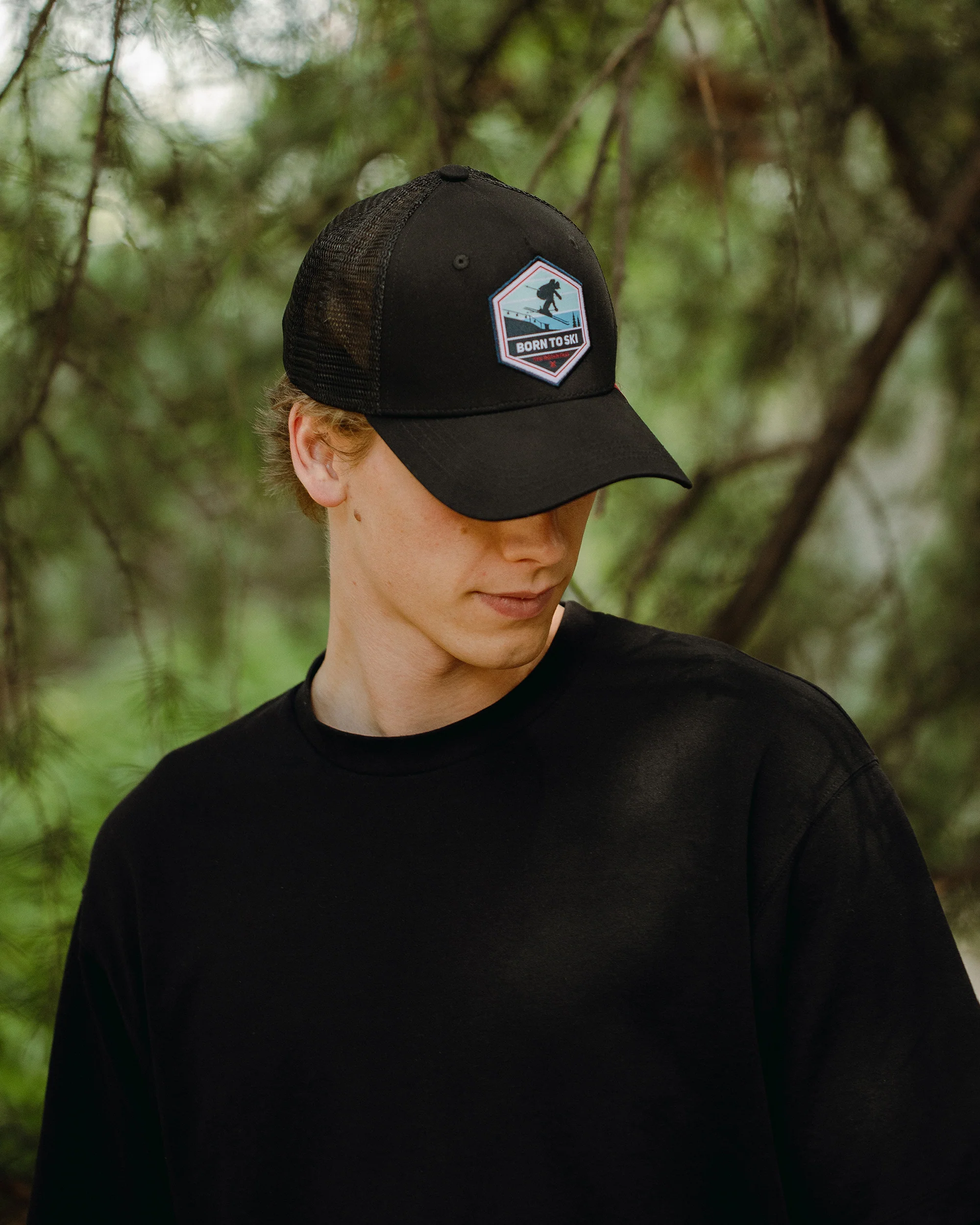 Born to Ski Navy Blue - Image 15