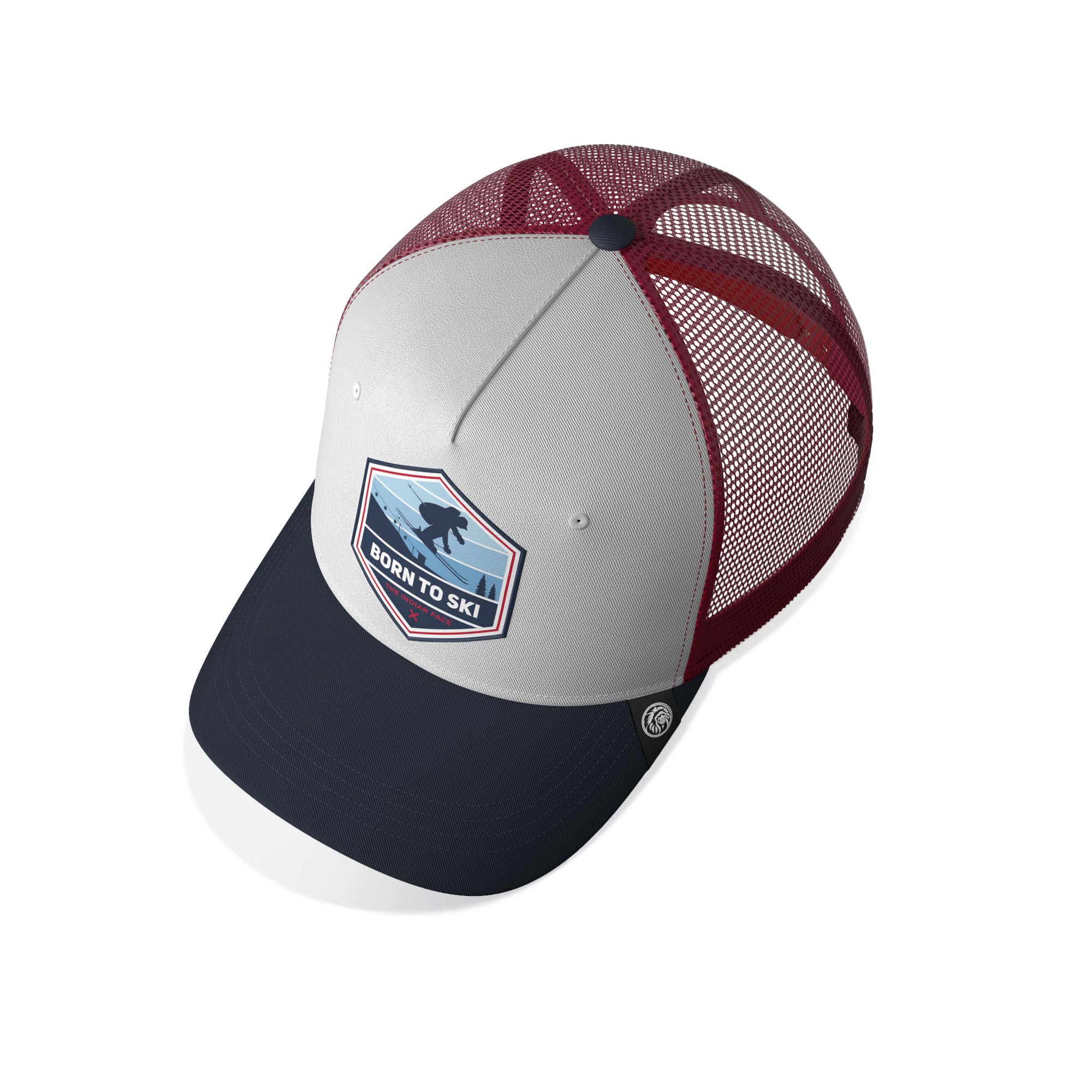 Born to Ski White / Red / Blue - Image 3