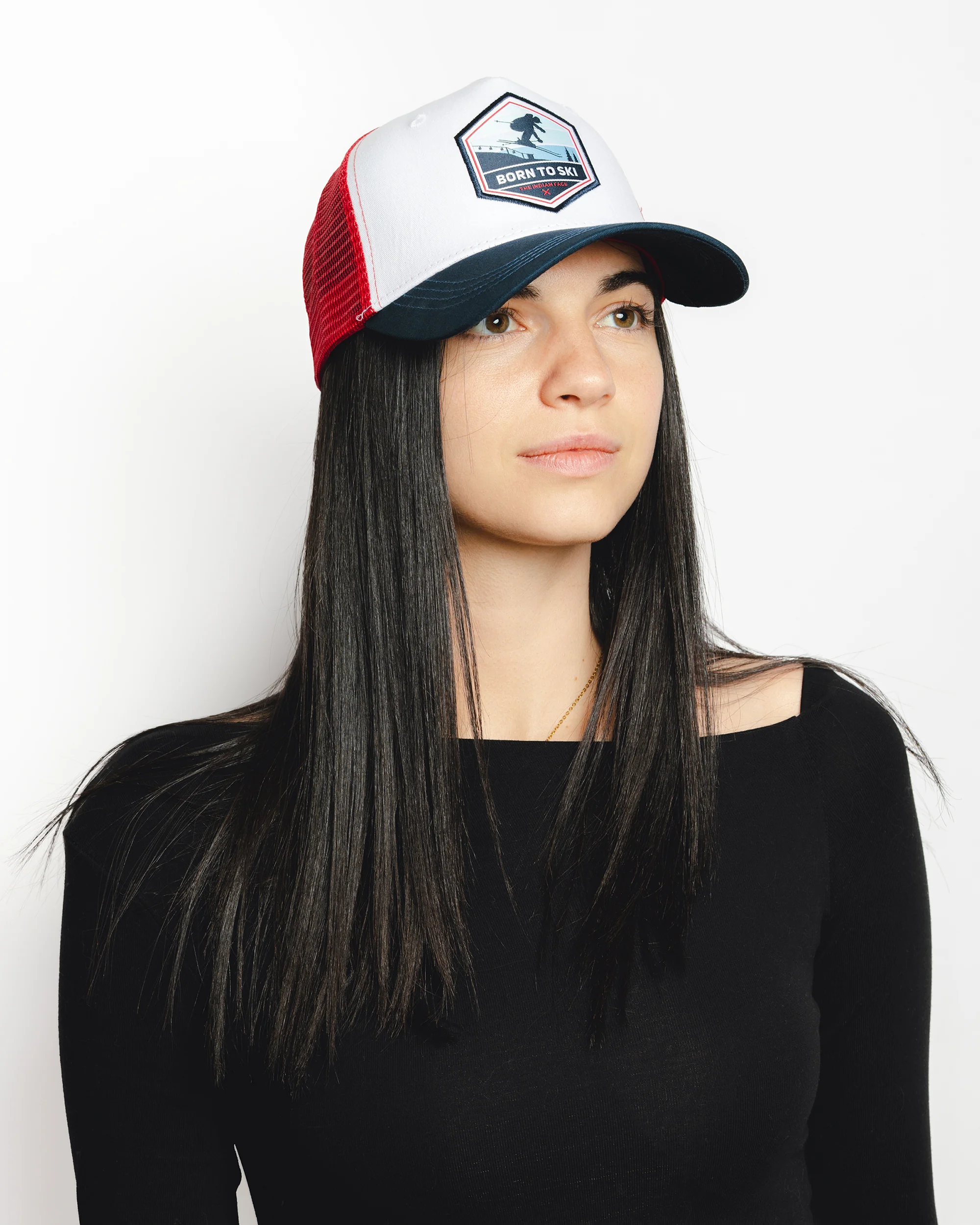 Born to Ski White / Red / Blue - Image 8